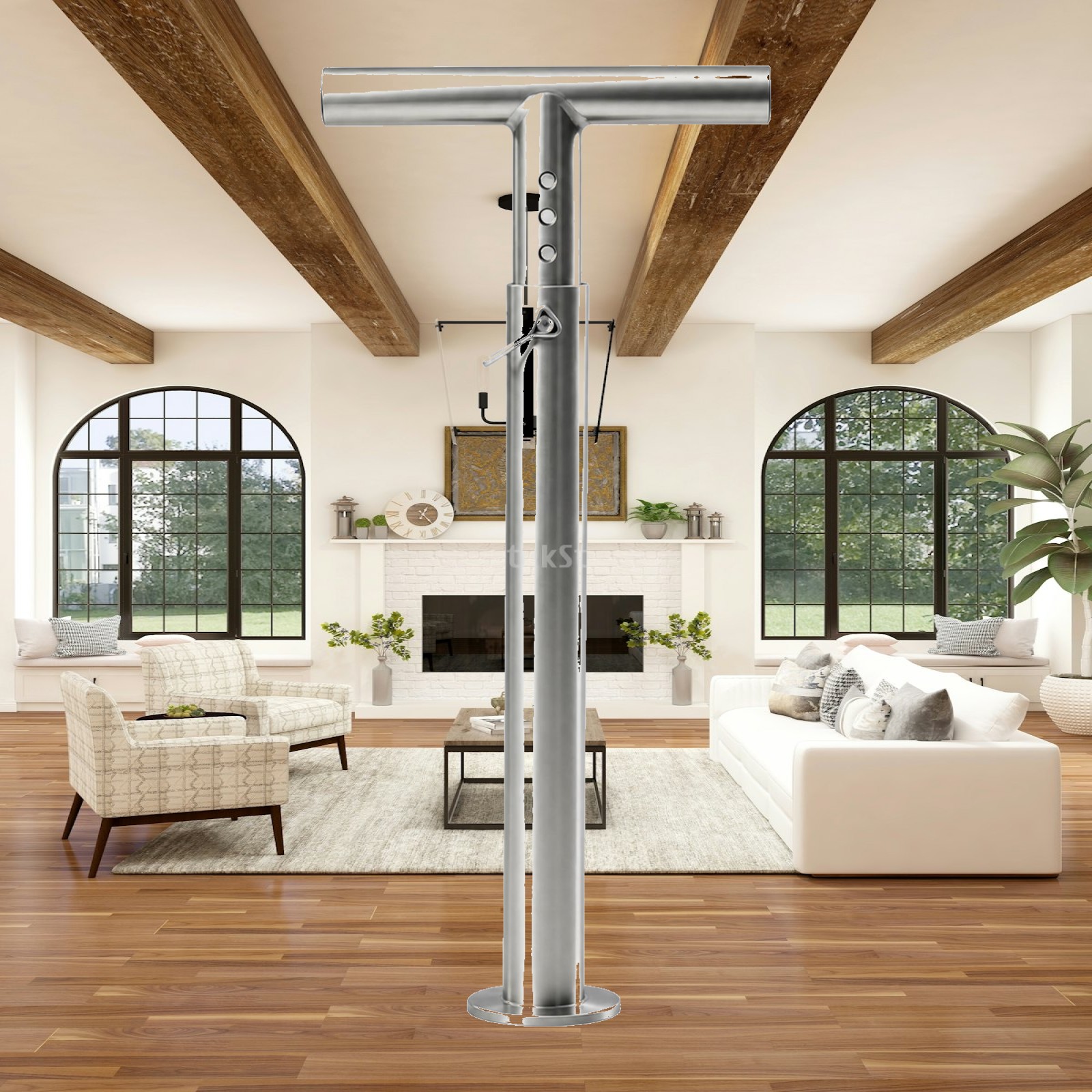 Home Bar Set - Barre de kettlebell réglable en acier