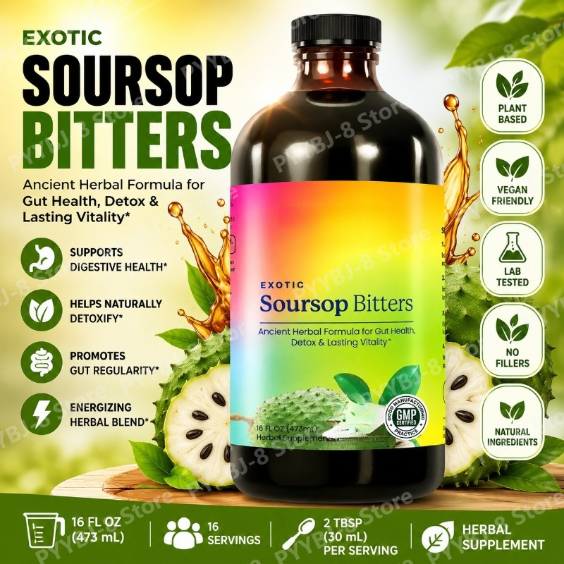 Bitters Bottle Set - Gouttes amères de corossol liquides 473ml