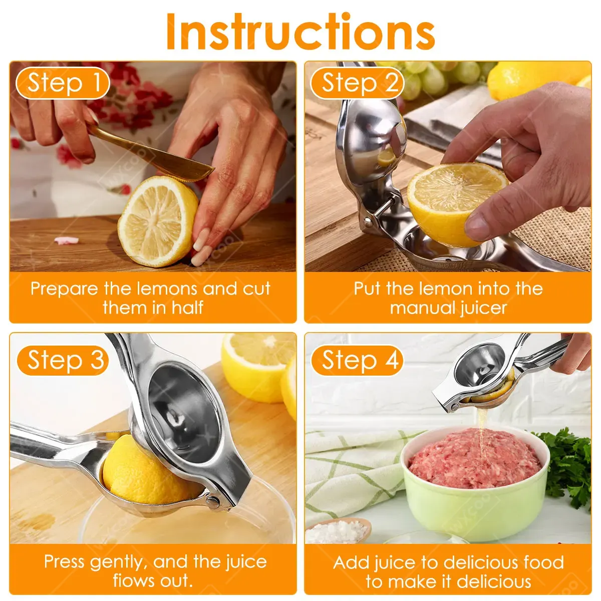 Presse-citron manuel en acier  - Citrus Juicer Bar avis et prix
